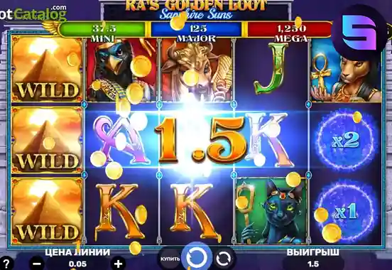 Ra's Golden Loot - Sapphire Suns